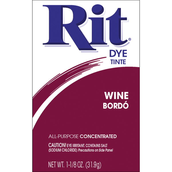 Rit Dye Rit Powder Wine 1.125z 3-10